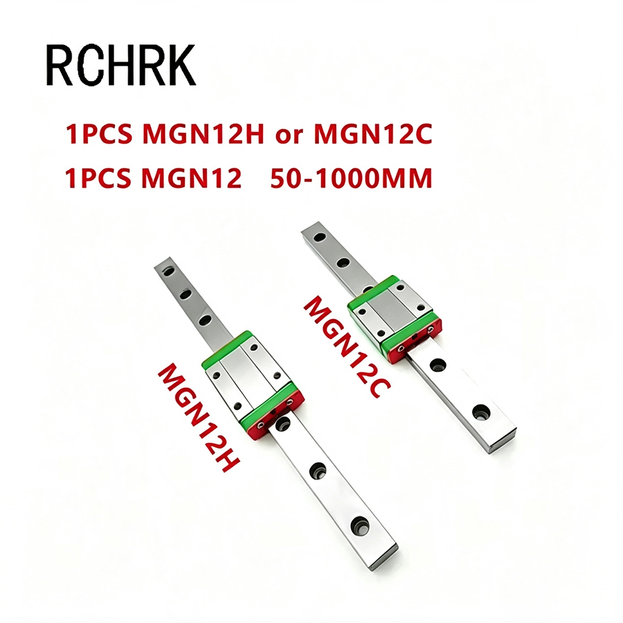 Linear Rail Mgn12H Set - 12mmリニアガイドMGN12レール100 150 200 250 300 350
