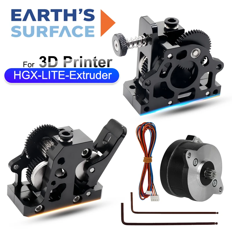 HGX LITE デュアルギア硬質鋼製減速エクストルーダー  - Direct Drive Dual Gear Extruder High Speed のレビューと価格